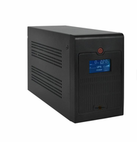 Sistema de Alimentación Ininterrumpida (UPS) de 220V con Pantalla LCD, 1000VA, Onda Sinusoidal Pura, Ideal para Hogar, Oficina y Computadoras en Espera