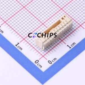 WAFER-GH1.25-10PLB Wire-to-Board Pin Header SMD,P=1.25mm Connector 1x10P 1.25mm Vertical Mount GH - Product Image 2