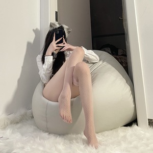 Calze di pizzo 2024 Sexy lungo di alta qualità rosso <span class=keywords><strong>rosa</strong></span> bianco nero Plus Size <span class=keywords><strong>collant</strong></span> da <span class=keywords><strong>donna</strong></span> maturo - Product Image 4