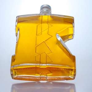 Bouteilles en verre sur mesure, tailles les plus vendues 500 ml, 700 ml, 750 ml, adaptées pour la vodka, le whisky, le rhum, la tequila, le <span class=keywords><strong>gin</strong></span>, avec bouchons en liège - Product Image 4