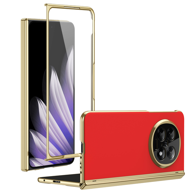 New Mobile Accessories for Oppo Find N5 Case Colorful Frosted Back High Quality Lens Protector Foldable Cell Phone Case
