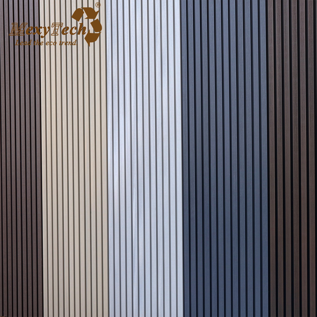 Timber Look Modern Classic Exterior Cladding Composite Wood WPC Wall Panel for Household Outdoor Use
