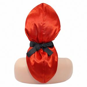 Durag de Seda Suave para Hombres y Mujeres, con Tiras Largas Dobles, Gorro de Enfermera Ajustable para Limpieza - Product Image 4