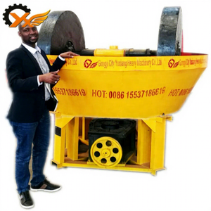 宇翔金粉砕機1200金鉱石粉砕機/河南湿式パンミル6-7トン/日処理能力ACモーター5KG金用 - Product Image 3