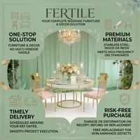 Table Ronde en Acier Inoxydable pour Mariages, Fêtes, Événements Hôteliers - Mobilier Hôtelier Moderne et Luxueux