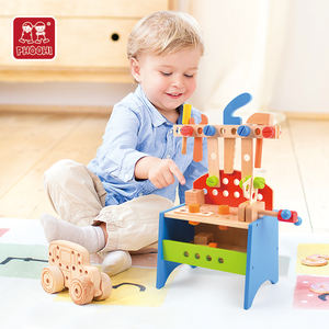 Simulation en <span class=keywords><strong>bois</strong></span> pour enfants, jeu de rôle éducatif pour jouer au jardin, jouet pour faire semblant de bricoler - Product Image 3