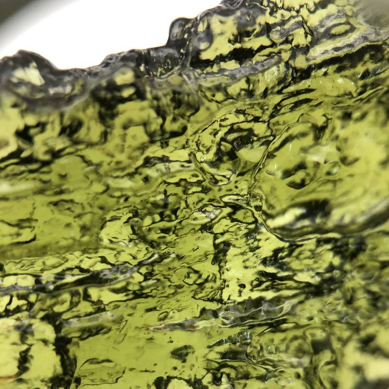 Pietra Moldavite, Vera Moldavite Grezza 4G-6G / PCS Natural Moldavite Con Corda Libera Collana Verde Verde Aerolites Crystal Stone Pendant Energy Apotropaico Gioielli In Cristallo Moldavite, Gioielli