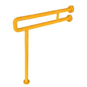 Barres d'appui de salle de bain Qianlong 60x70 en acier inoxydable en forme de I avec colonne en U antidérapante pour personnes âgées et handicapées - Product Image 2