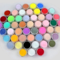 Lot de 9 couleurs de poudre acrylique nude pour ongles, poudre de trempage, extension, construction, conception de motifs, gel pour ongles, fournitures professionnelles