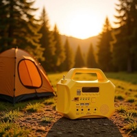 Banco de Energía Portátil Multifuncional de Iones de Litio de 10W 20W 30W 50W para Exteriores, Sistema de Generación de Energía Solar para Emergencias en el Hogar y Campamentos