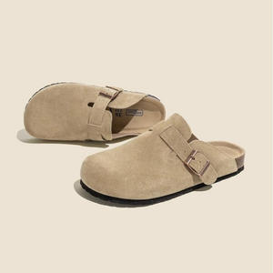Birkenstock 2025 Demi-pantoufles rétro pour femmes Vêtements d'extérieur à bout fermé avec design paresseux de style rétro pour le printemps et l'automne - Product Image 4