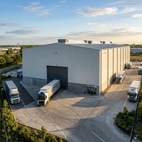 Planta de Fabricación Inteligente, Estructura de Acero, Taller, Línea de Producción Automatizada, Kit de Construcción de Almacenes Metálicos