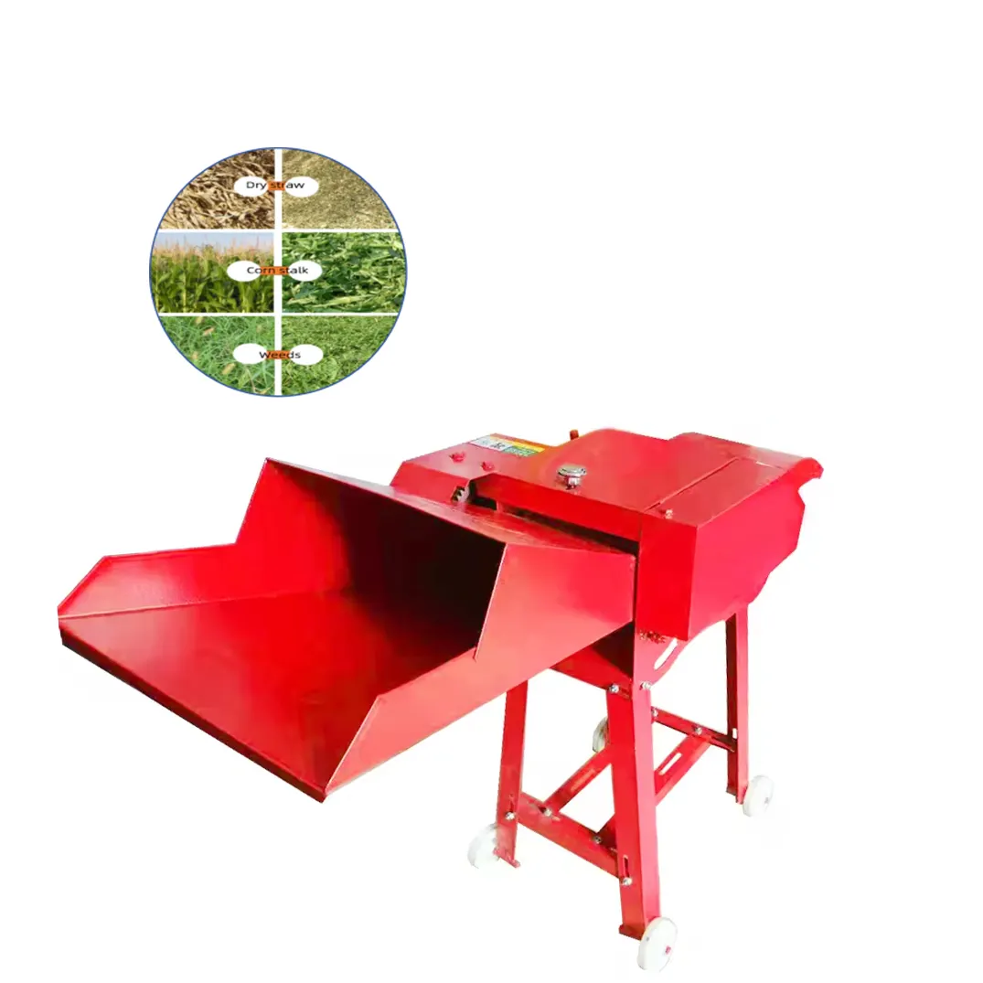 High quality chaff cutter machine for hay straw sheep feed grass chopper straw cutter for feed processing