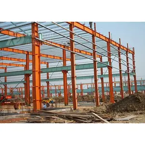 solar steel structure warehouse construction material prefab workshop building trade