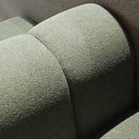 Nouveau produit chaise de canapé de salon paresseux en tissu microfibre orange pour bureau ensembles de canapés canapé de détente