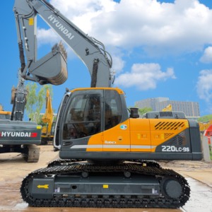 อะไหล่ใหม่ 95% รถขุดไฮดรอลิกแบบตีนตะขาบ Hyundai 220LC-9S รับประกัน 1 ปี รถขุดมือสอง Hyundai 220-9S 220-9 220 215 225 305LC-9T - Product Image 5