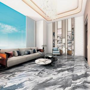 Piastrella in Gres Porcellanato Effetto Venatura Montagna Grigia 600x1200, Lucida, Spessore 9mm, Garanzia 5 Anni, per Pavimenti e Pareti di Interni Moderni e Spaziosi - Product Image 4