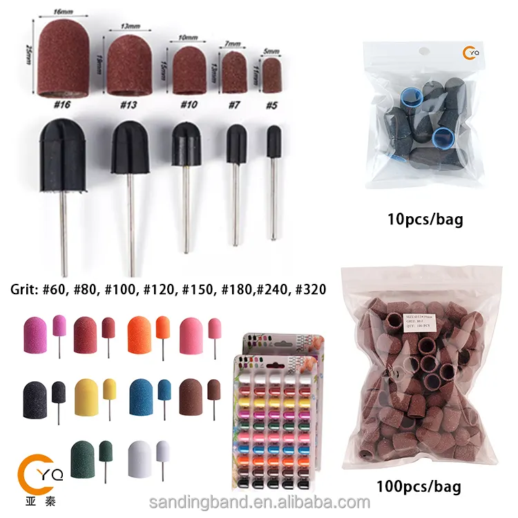 High-End Doek Basis Schuurbanden Elektrische Callus Verwijderaar Nagel Boor Polijsten Accessoires Manicure Pedicure Schuurbanden Gereedschap