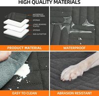Housse de siège de voiture imperméable pour chien, pour siège arrière, amovible, antidérapante, protection pour hamac pour animaux de compagnie, pour voitures et SUV
