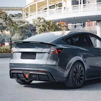 Alerón Trasero Individual Tipo Cola de Pato de Fibra de Carbono Estilo X para Tesla Model Y Juniper 2025+, Alta Calidad, Excelente Ajuste, Aerodinámico