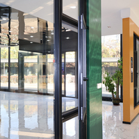 Ventanas Abatibles de Doble Acristalamiento de Aleación de Aluminio Hechas a Medida con Diseño de Rotura Térmica, Certificadas por Energy Star, para Villas y Baños