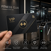 Cartão de Membro RFID Personalizado para Acesso a Clubes de Fitness e Identificação de Membros