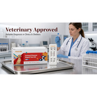 Snelle antigeentestkit voor infectiescreening in dierenopvangcentra: hondendemper, parvovirus (CDV, CPV Ag)