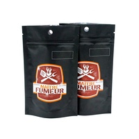 Sac debout en mylar avec fermeture à glissière au fini mat personnalisé Anti-odeur Emballage de bonbon zip-lock résistant aux enfants Pochette debout