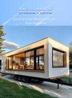 Capsule spatiale préfabriquée moderne 2026 écologique à énergie solaire – Matériaux de conteneur modulaire pour appartement, hôtel, glamping