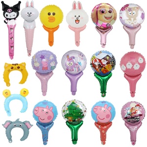 Set de Juguetes Promocionales para el Día del Niño: Globos de Aluminio de Dibujos Animados Portátiles, Versión Brillante, Regalo Temático de Tráfico - Product Image 1