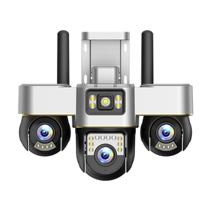 V380 6MP Ngoài Trời An Ninh Mạng Máy Ảnh 4G Sim Tầm Nhìn Ban Đêm <span class=keywords><strong>3</strong></span> Ống Kính <span class=keywords><strong>3</strong></span> Màn Hình <span class=keywords><strong>360</strong></span> Không Dây <span class=keywords><strong>Wifi</strong></span> Năng Lượng Mặt Trời Powered 1-Năm Bảo Hành - Product Image 1