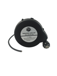 Système de planche <span class=keywords><strong>à</strong></span> <span class=keywords><strong>repasser</strong></span> DYH 5M <span class=keywords><strong>avec</strong></span> cordon d'alimentation extensible durable et enrouleur de câble automatique compact pour appareils électroménagers - Product Image 5