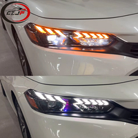CZJF Auto Parts Modifié Phare Led Phare Assemblage Lampe Avant pour Honda Civic 11th Gen 2022 2023 2024