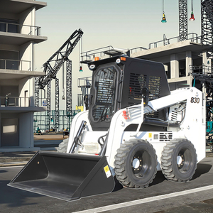 Livraison gratuite multi-usages moteur diesel Mini chargeuse compacte chargeuse sur pneus accessoires Mini chargeuse-<span class=keywords><strong>pelleteuse</strong></span> à usage domestique - Product Image 5