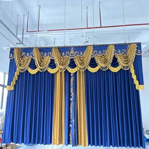 <span class=keywords><strong>Rideaux</strong></span> occultants modernes de luxe, style européen transparent, pour chambre à coucher, <span class=keywords><strong>rideaux</strong></span> jacquard rouge <span class=keywords><strong>double</strong></span> couche pour le salon - Product Image 4