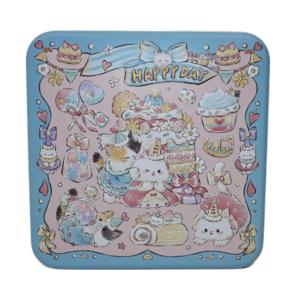Stock Square Tin <b>Box</b> Food Grade <b>Empty</b> Metal Tin Container Custom Printed Square Tin Can For Candy Cookie <b>Gift</b> Packaging - Product Image 5