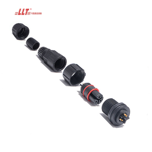 3 دبوس تيار مستمر تيار متردد M16 ليد بلاستيك IP68 مقاوم للماء 2 4 5 6 7 8 10 12 2 + 8 دبوس موصل لوحة التجميع - Product Image 6