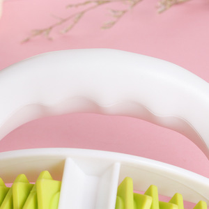 Masseur à double rouleau 14x10x4 cm avec tête de contact carrée pour la taille, les hanches, les jambes, le dos, outil de massage manuel pour la réduction de la cellulite - Product Image 3