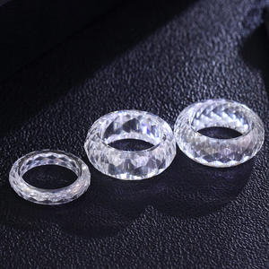 2025 Nueva joyería fina personalizada D VVS diamante <span class=keywords><strong>Moissanite</strong></span> anillo diseño único pareja anillo de compromiso anillo de boda para hombres y mujeres - Product Image 4