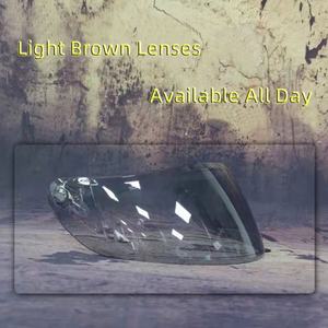 Casco de Motocicleta Estilo <span class=keywords><strong>Depredador</strong></span> para Casco Integral Retro con Certificación DOT y ECE - Product Image 3