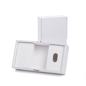 Boîte d'emballage de téléphone en papier blanc avec logo personnalisé avec compartiment pour câble de charge, compatible iPhone 12 13 14 15 Pro Max <span class=keywords><strong>Plus</strong></span> - Product Image 2