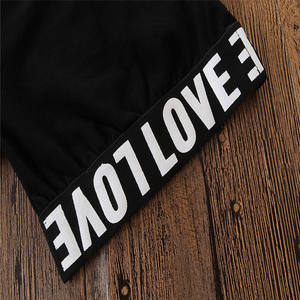 Wholesale Clothing Summer Short Sleeve Crop Top Shirts With Shorts Children 2PCS Kids Girl Clothes Set Outfits - Product Image 4