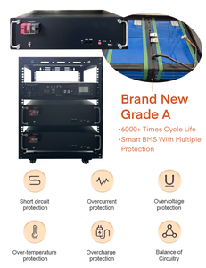 10 Years Warranty 10KWh Split Hybrid Grid Solar Rack-Mounted <b>Battery</b> Pack with CAN Communication <b>48V</b> 300Ah 200Ah - Product Image 4
