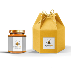 Zeecan branded design foldable house shaped honey packaging box caviar gift box honey jars packaging
