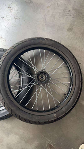Nueva Llanta Eléctrica Delantera y <span class=keywords><strong>Trasera</strong></span> de 14/17 Pulgadas para Motocicleta Todoterreno, Neumático con Cámara 90/90-14 80/90-17 Compatible con Yozma/Strike Shadow - Product Image 4