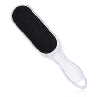 Râpe à pied en plastique jetable Papier de verre remplaçable double face 25.8*5.9 cm Lime à pied