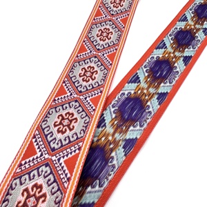 Thiết Kế Mới 5Cm Mô Hình Hình Học Jacquard Vải Ribbon Twill Phong Cách Polyester Dệt Ban Nhạc - Product Image 5