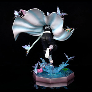 Figurines d'action d'anime japonais <span class=keywords><strong>Kochou</strong></span> <span class=keywords><strong>Shinobu</strong></span> Kamado Nezuko, modèle de décoration, poupée, cadeau, jouets pour enfants, artisanat en plastique - Product Image 5