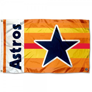 MLB Teams China Factories Wholesale 3x5ft Double Sided Printed <b>Flag</b> Outdoor Houston Astros <b>Flag</b> with 2 Grommets - Product Image 4