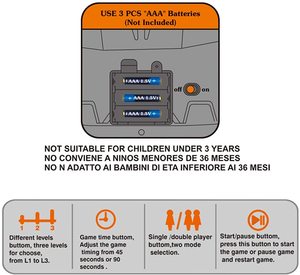 Kingsport Đồ Chơi Máy Bắn Bàn Trong Nhà Bằng Điện Giáo Dục Đồ Chơi Trò Chơi Bóng Rổ Ngón Tay Có Bảng Điểm - Product Image 3